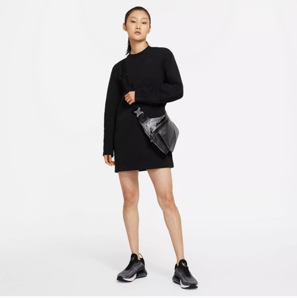 Nike Fleece Long Sleeve Dress - Picture 1 of 4
